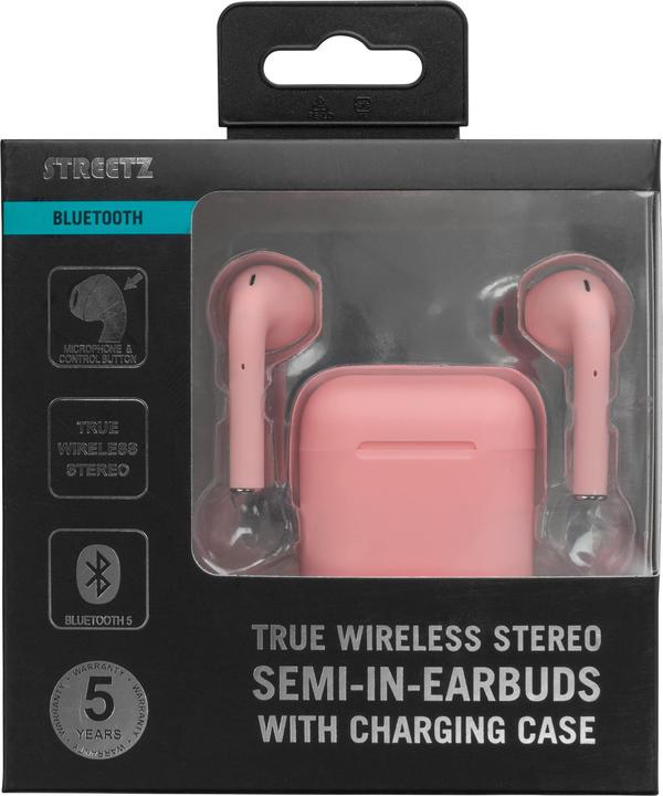 Produktbild Streetz TWS - Semi-in-Ear Earbuds (keine Geräuschunterdrückung, 18 h, Kabelgebunden)