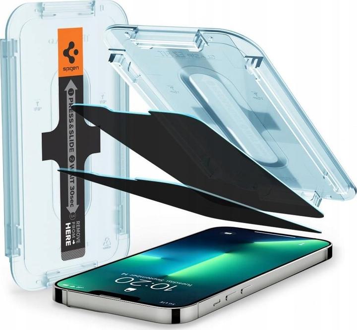 Produktbild Spigen GLAStR EZ FIT Privacy HD Entworfen fur iPhone 15 Pro Premium gehartetes Glas Displayschutzfolie