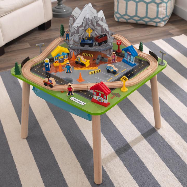 Produktbild KidKraft Eisenbahnset & Spieltisch „Felsiger Berg“
