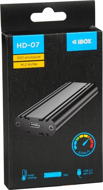 Produktbild iBox HD-07 SSD FESTPLATTENGEHÄUSE M.2 NVME (M.2 2280)