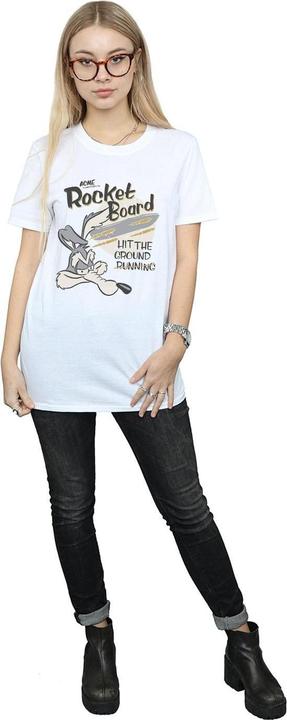 Immagine prodotto Looney Tunes Rocket Board Maglietta Ampia Willy il Coyote Donna (3XL)