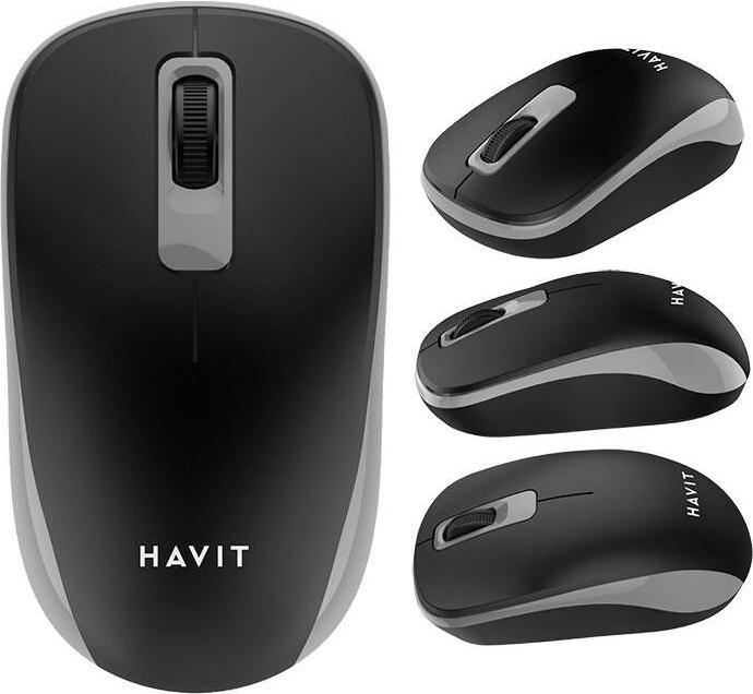 Produktbild Havit Univerzální bezdrátová myš MS626GT (šedá) (Kabellos)
