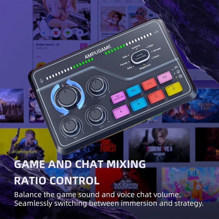 Image du produit Fifine Gaming Audio Mixer SC8