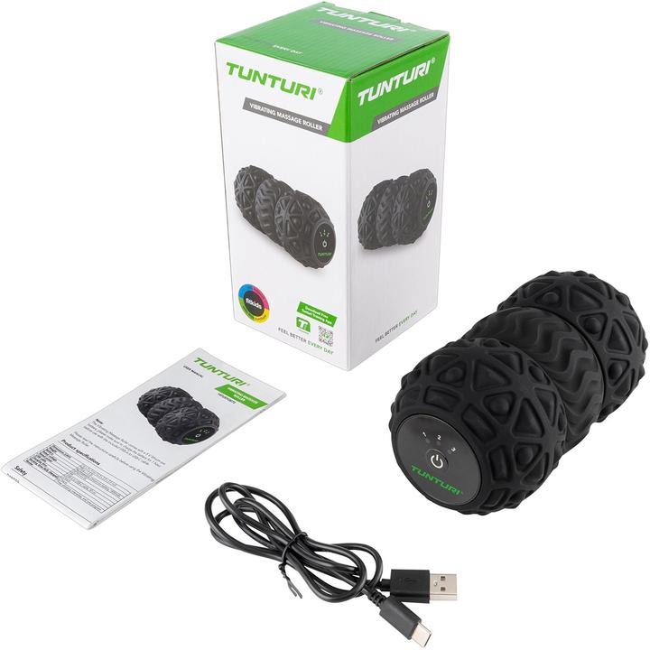 Actual product image Tunturi Massage-Rolle vibrierend