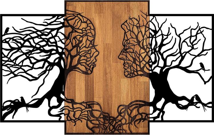 Actual product image Wallxpert Woodland Wooden Wall Accessory