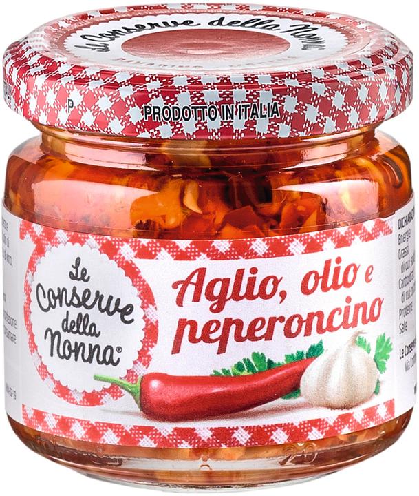 Conserve della Nonna Ail et piment dans l'huile 95g (95 g)