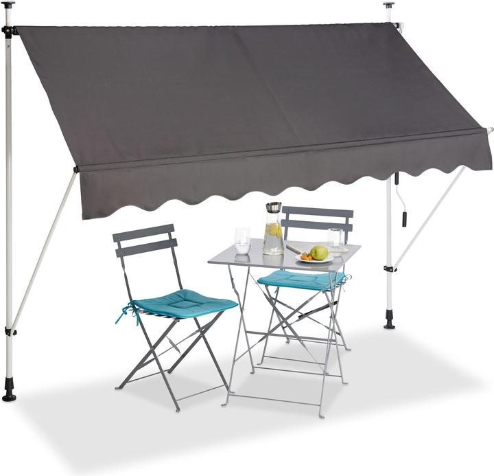 Produktbild Relaxdays Klemmmarkise (2.50 m)