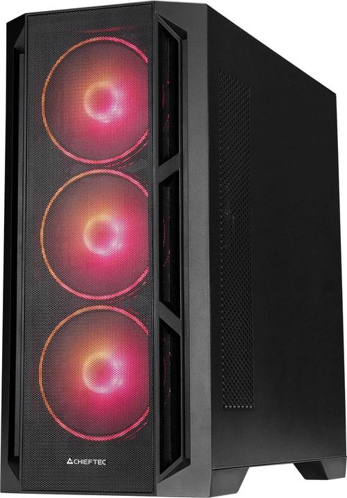 Produktbild Chieftec Apex Lumo GA-01B-L-OP (schwarz, Tempered Glass) (ATX, mATX, Mini-ITX, E-ATX, SSI EEB, SSI CEB, uATX)