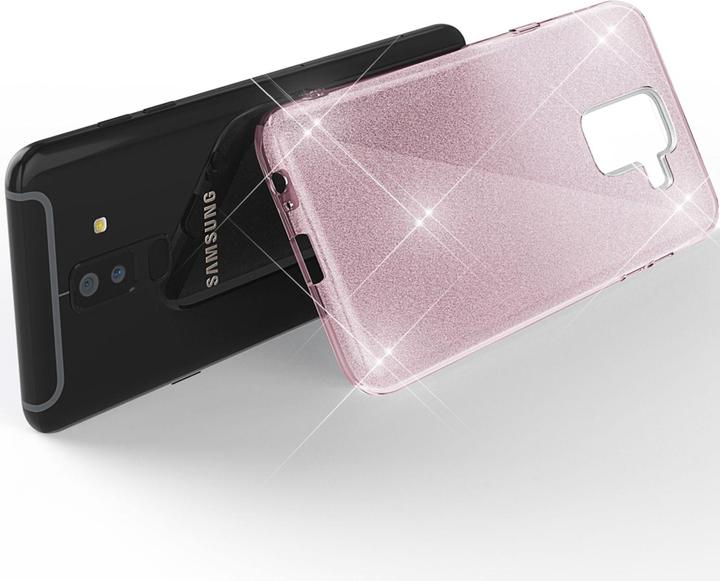 Immagine prodotto Nalia Custodia per cellulare Glitter (Samsung Galaxy A6+)