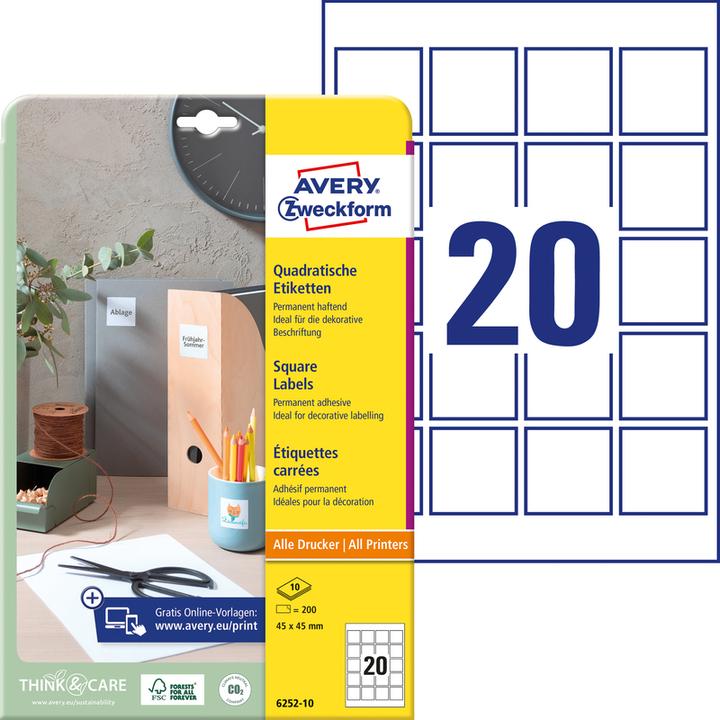 Image du produit Avery Etiketten