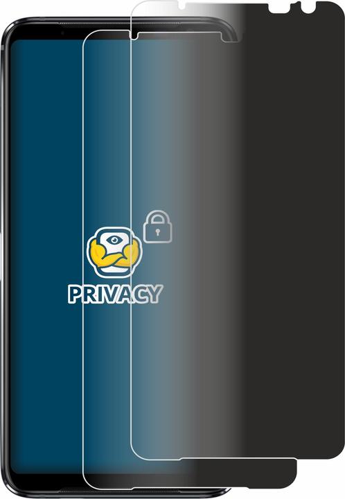 Produktbild BROTECT Sichtschutzfolie Anti-Spy Privacy Folie Blaulicht-Schutz (2 Stück, Asus ROG Phone)