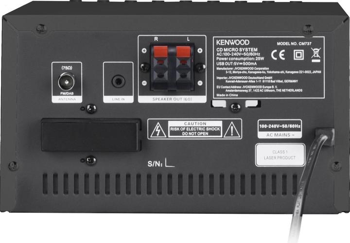 Actual product image Kenwood M-7000S (Bluetooth, Wi-Fi, CD player, 2x 30 W)