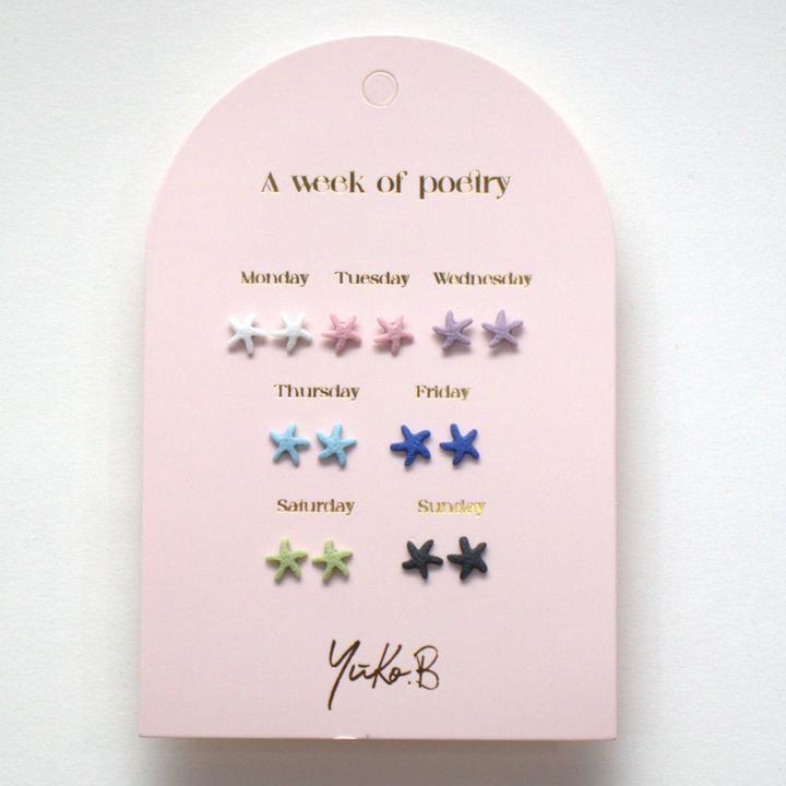 Immagine prodotto Yuko.B Una settimana piena di poesia (Ceramica, Acciaio inossidabile)