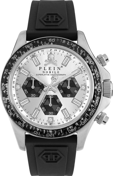 Image du produit Philipp Plein PWVAA0523 Street Couture Chronographe Montre Homme 43mm 5ATM (Chronographe, 43 mm)