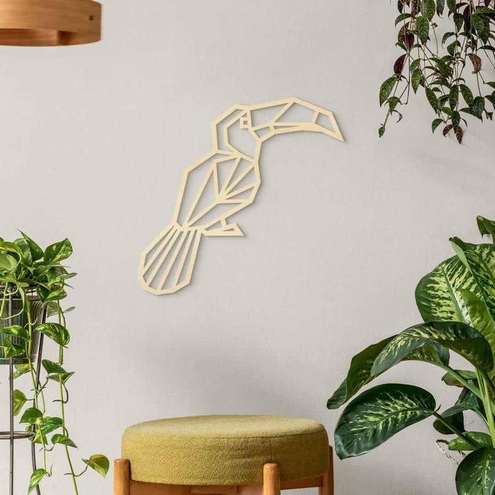 Image du produit Trenddeko Toucan en origami (40 x 38 cm)