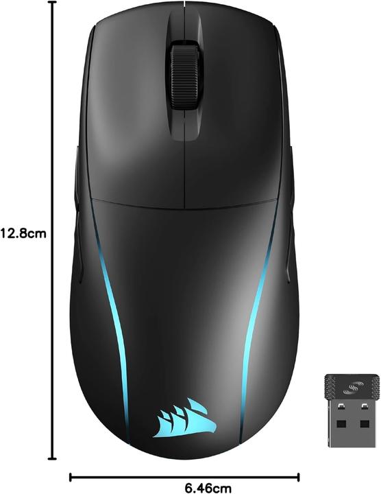 Actual product image Corsair M75 (Wireless, Cable)