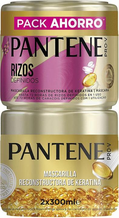 Actual product image Pantene Masc Cap Rizos 300 Duplo (600 ml, Liquid shampoo)
