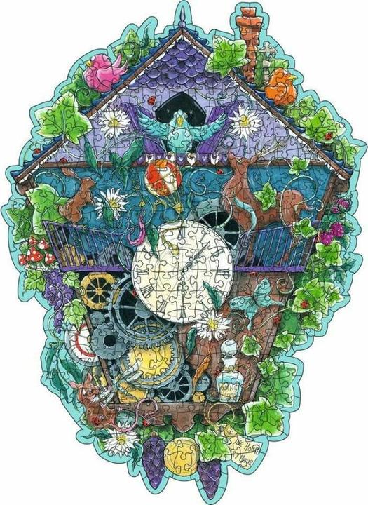 Produktbild Ravensburger WOODEN Puzzle 12000759 - Kuckucksuhr - 300 Teile Kontur-Holzpuzzle mit stabilen (300 Teile)