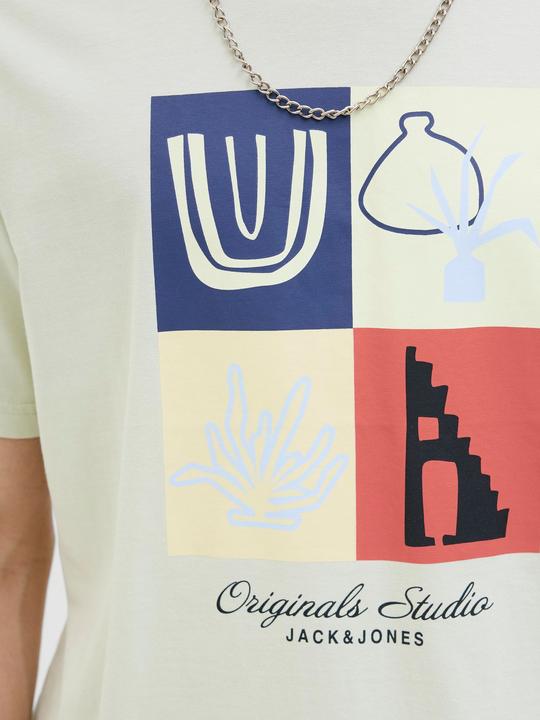 Actual product image Jack & Jones Gedruckt Rundhalsausschnitt T-shirt T-shirt (XL)