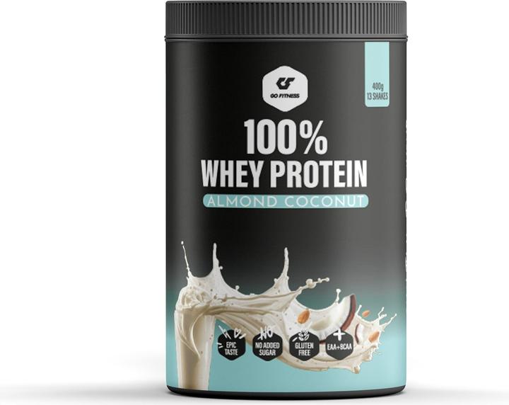 Produktbild Go Fitness 100% Whey Protein Almond Coconut (400g) (Kokos, 1 Stk., 400 g)