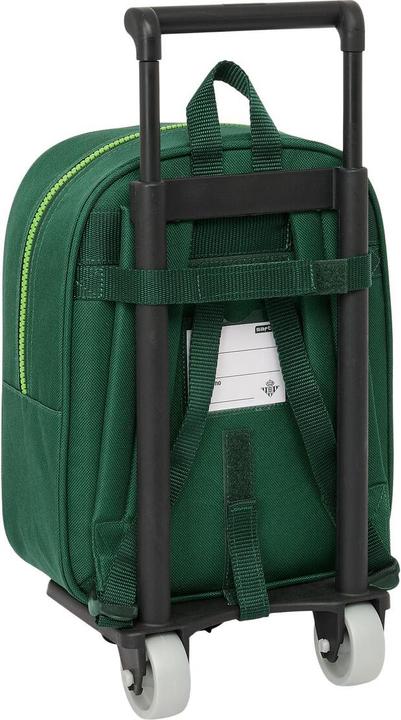 Image du produit Real Betis Balompié Sac à dos scolaire à roulettes vert 22 x 27 x 10 cm