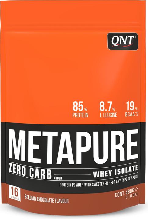 Immagine prodotto QNT MetaPure Zero Carb (Cioccolato belga, 1 pz., 480 g)