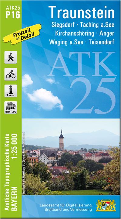Produktbild ATK25-P16 Traunstein (Amtliche Topographische Karte 1:25000)