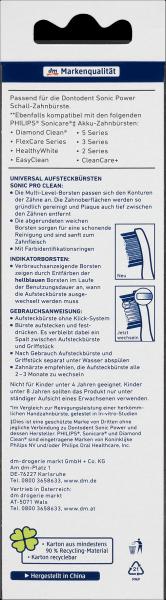 Immagine prodotto dm Dontodent Spazzole universali Sonic Pro Clean (3 x)