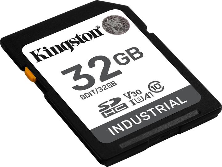 Produktbild Kingston Card Ind. SD +ADP 32GB pSLC (32 GB, SDHC, U3, UHS-I)