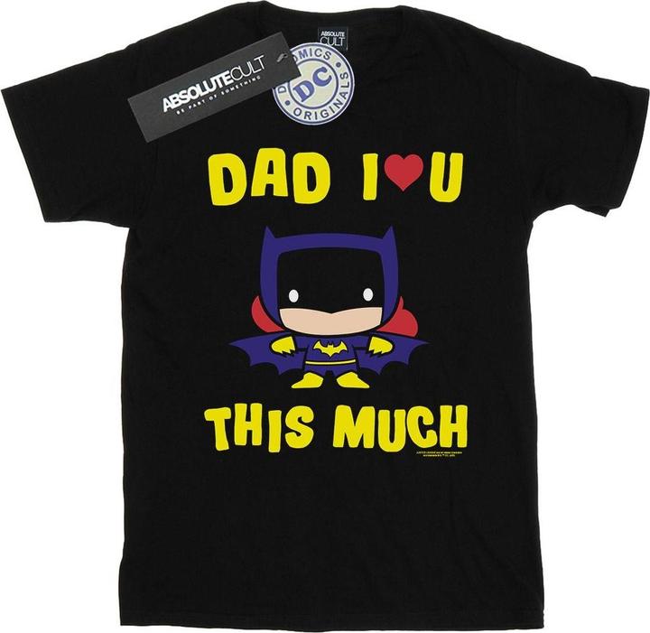 Image du produit - T-shirt BATMAN DAD LOVE YOU THIS MUCH - Fille (116)