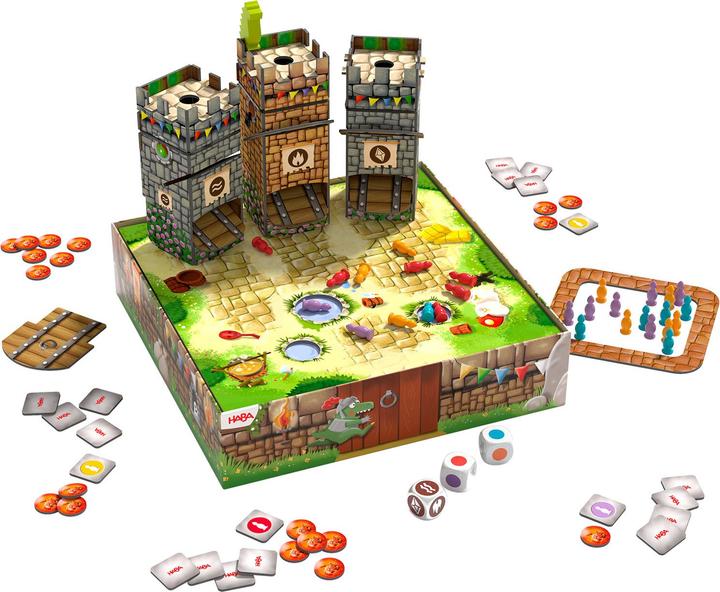 Actual product image Haba Rumpelritter & The great dragon spectacle (German)