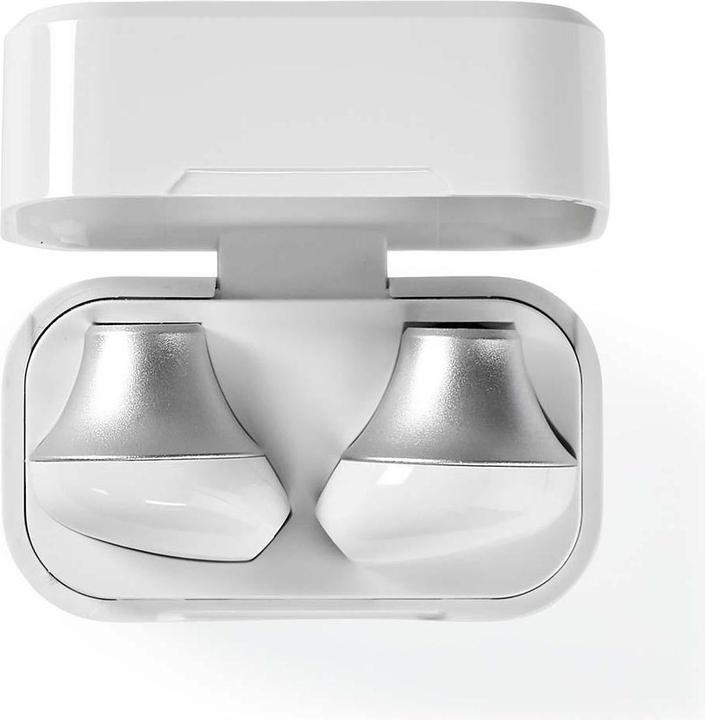 Produktbild Nedis Bluetooth-Kopfhörer, In-Ear, 3h - weiss (3 h, Kabellos)