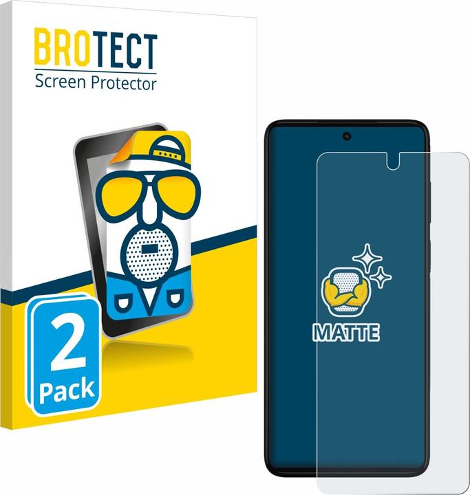 Produktbild BROTECT Entspiegelungs-Schutzfolie Displayschutz Matt (2 Stück, Motorola Moto G52)