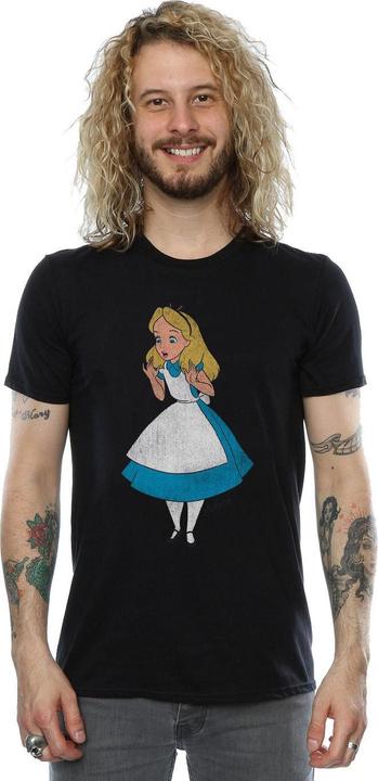 Actual product image Disney Mens Alice In Wonderland Surprised Alice T-Shirt (M)