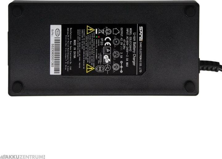 Actual product image Sans E-bike charger 42V / 3.0A (E-bike charger)
