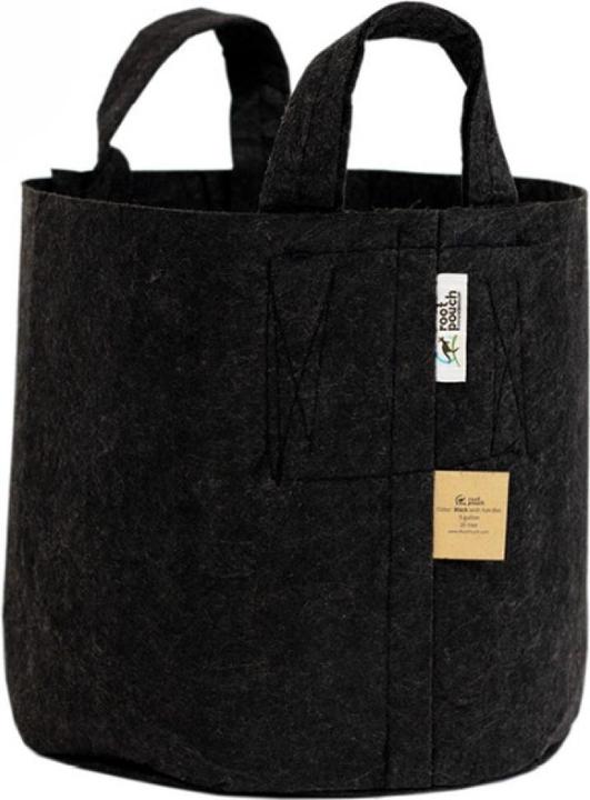 Actual product image Root Pouch 16L Black with handles 260g/m2