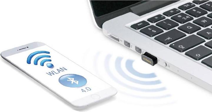 Actual product image edimax N150 Wi-Fi Bluetooth 4.0 Nano USB adapter (USB 2.0)