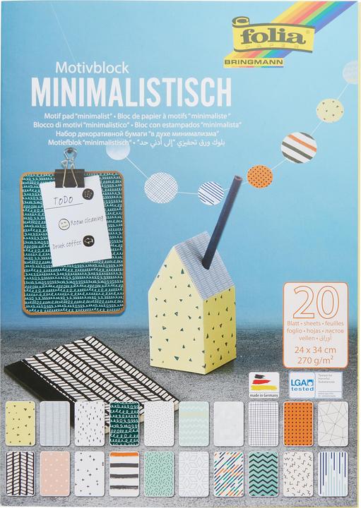 Actual product image Folia Minimalist motif block (270 g/m², 1 x)