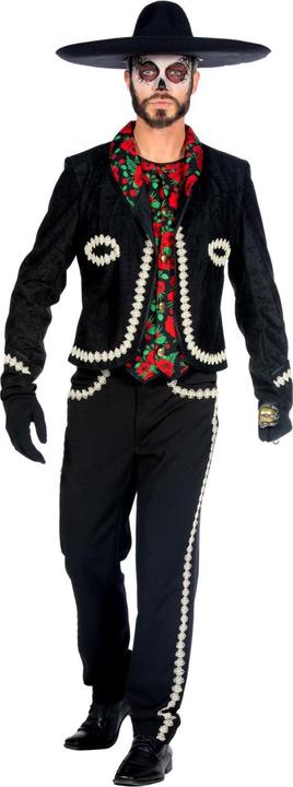 Actual product image Wilbers Men's Mariachi Costume, black (XL)