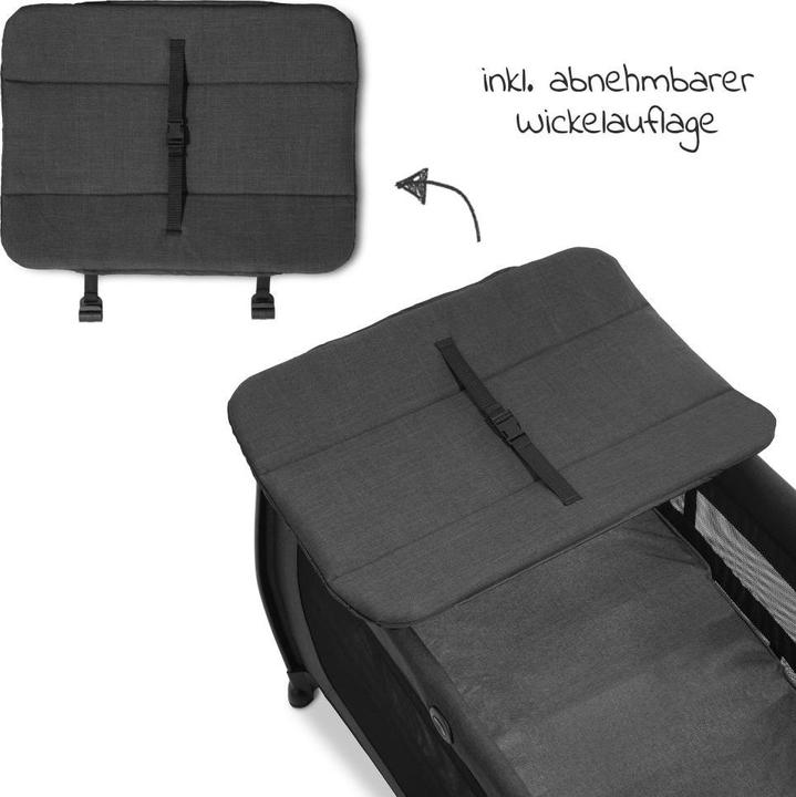 Produktbild Hauck Play N Relax Center Melange Black