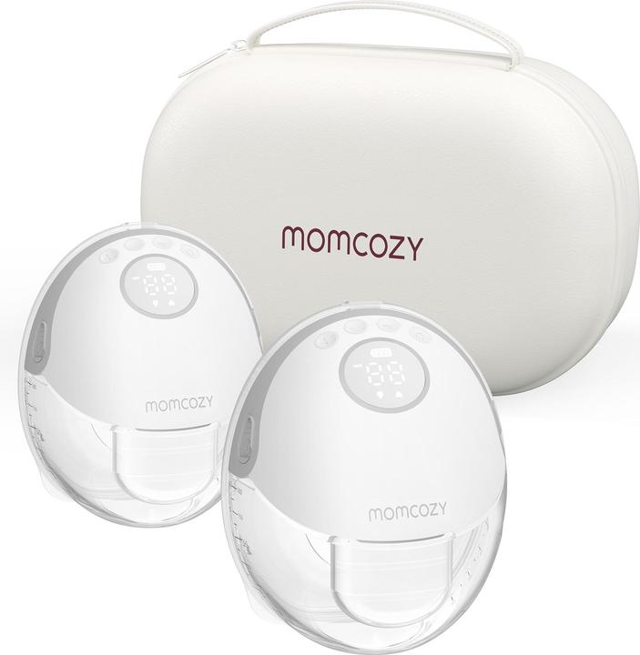 Momcozy Tire-lait M6 mains libres Gris Double Packs