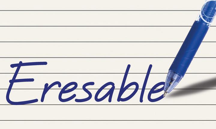 Actual product image Q-Connect Roller Erasable Ink (Black, 10 x)