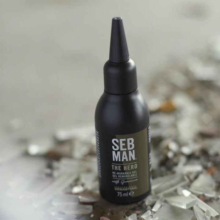 Actual product image Sebastian The Hero Re-Workable Gel (Hair wax, 75 ml)