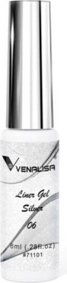 Venalisa Liner Gel Silver (Gel-Effekt Nagellack)