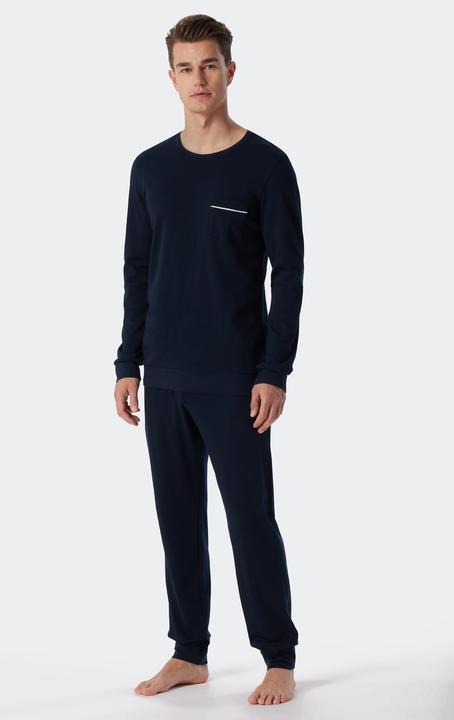 Produktbild Schiesser Pyjama "Fine Interlock" marine (XL)