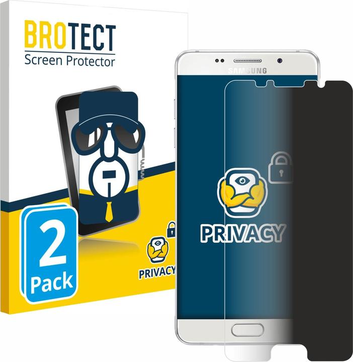 Produktbild BROTECT Sichtschutzfolie Anti-Spy Privacy Folie Blaulicht-Schutz (2 Stück, Samsung Galaxy A5 (2016))
