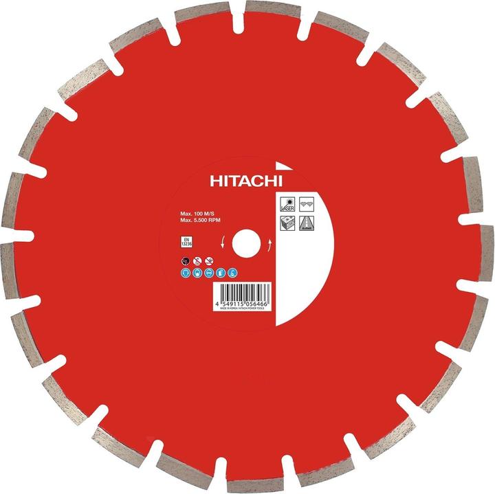 Produktbild Hikoki Zubehör 773020 Diamant-Sägeblatt 350 x 20 x 10mm Typ Ziegel-Laser