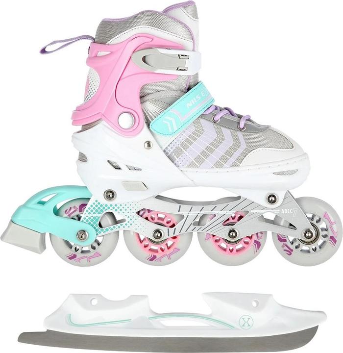 Image du produit Nils NH18192 4in1 PINK TAILLE M. M(34-38) SKATS INLINE AVEC DIM. TUL. HOCKEY SUR GLACE EXTREME (34, 35, 36, 37, 38)