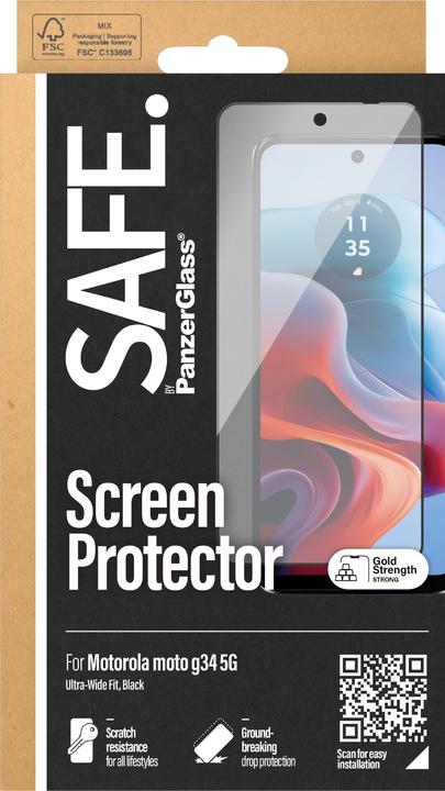 Image du produit Safe Ajustement ultra-large (1 pièce(s), Motorola Moto G34)