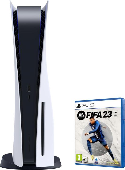 Sony Playstation PS5 FIFA 23 Pacchetto825 GB, bianco